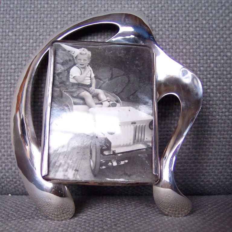Sterling silver Art Nouveau picture frame