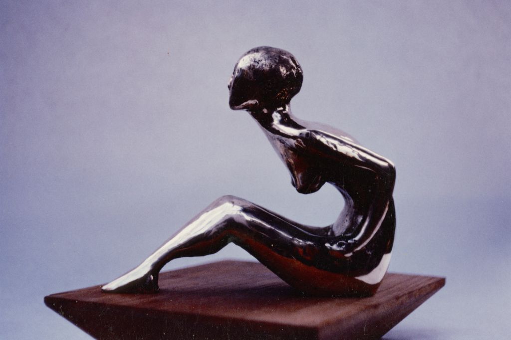 Cast bronze sculpture