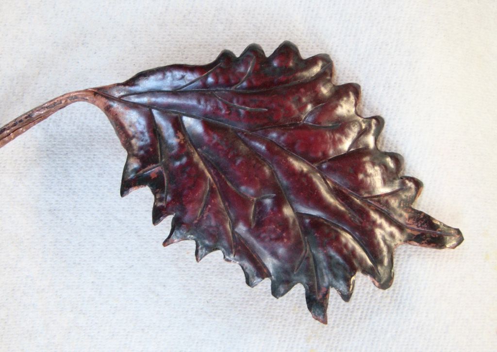 Copper Oak Leaf (heat treated)